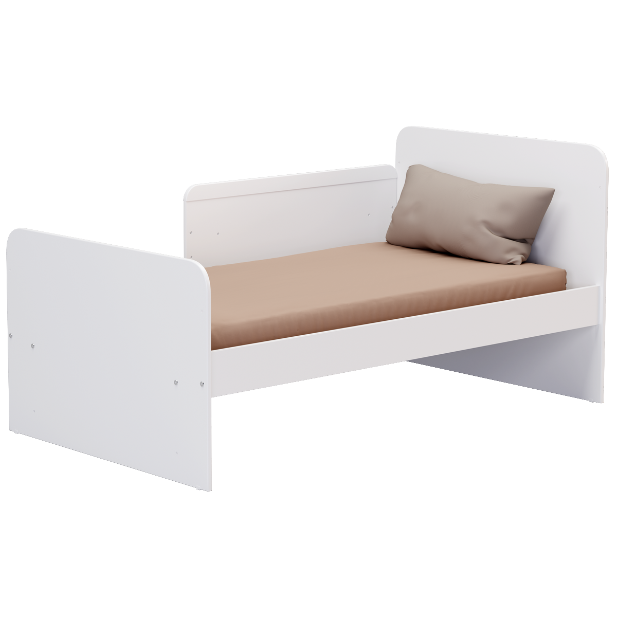 Berço Americano Ben Branco Brilho/Amêndoa – PEROBA MÓVEIS