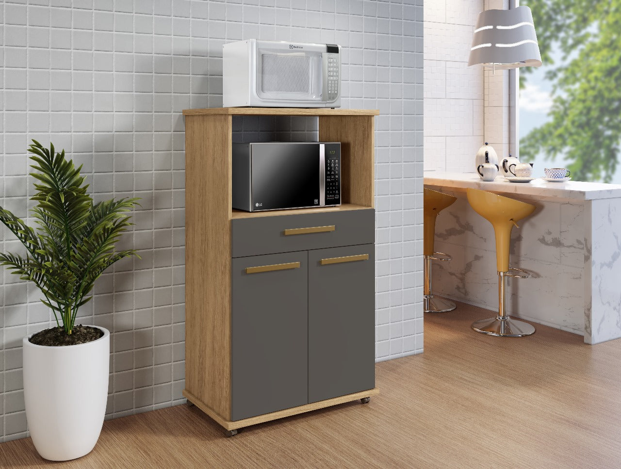 Balcão Conquista – Cinamomo/Grafite