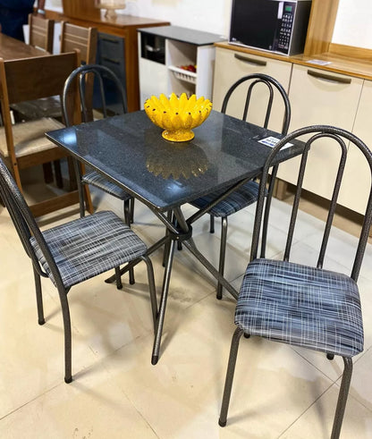 M TEIXEIRA - CONJ RIO BASE IPANEMA 70x70 PEDRA GRANITO - Móveis furniture