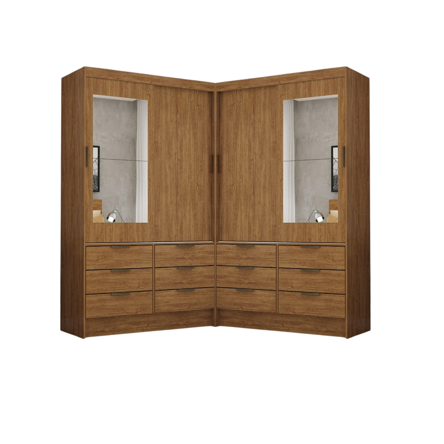 Closet Sevilha Plus Freijó – CARIOCA MÓVEIS - Móveis furniture