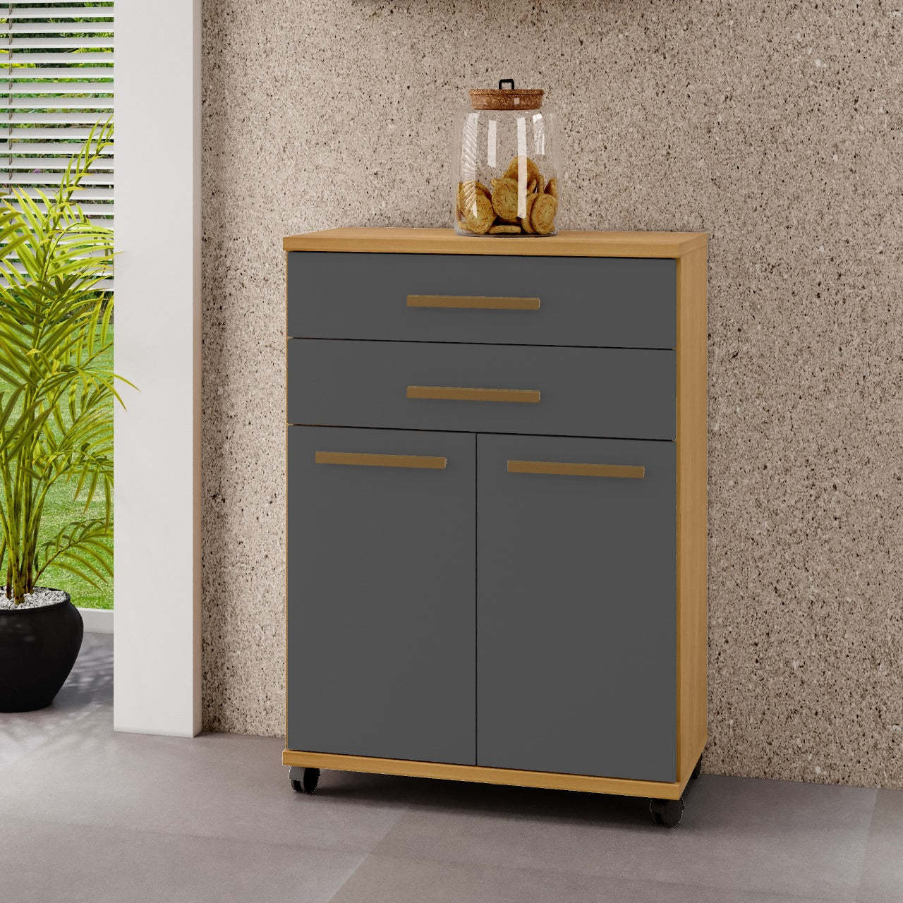 Balcão Mônaco – Cinamomo/Grafite