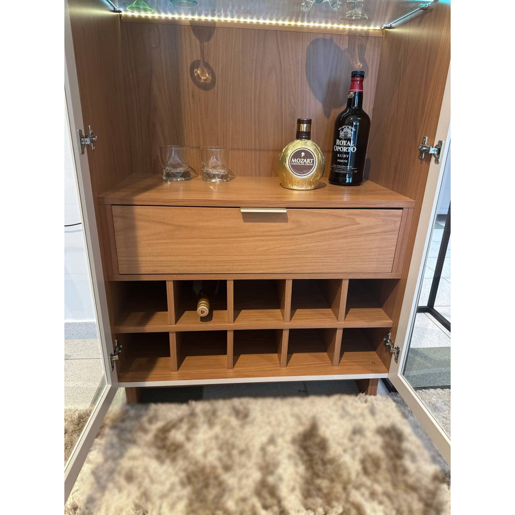 COLIBRI - CRISTALEIRA GUANABARA OFF WHITE