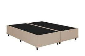 Base Casal Bipartida 2x69x188x40 Corino Bege - Móveis furniture