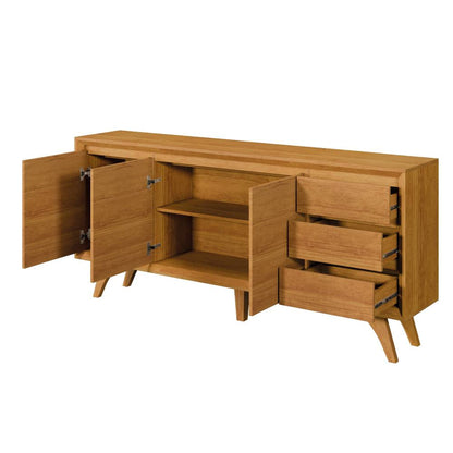 Aparador Buffet Vertex c/ 3 Portas - Naturalle