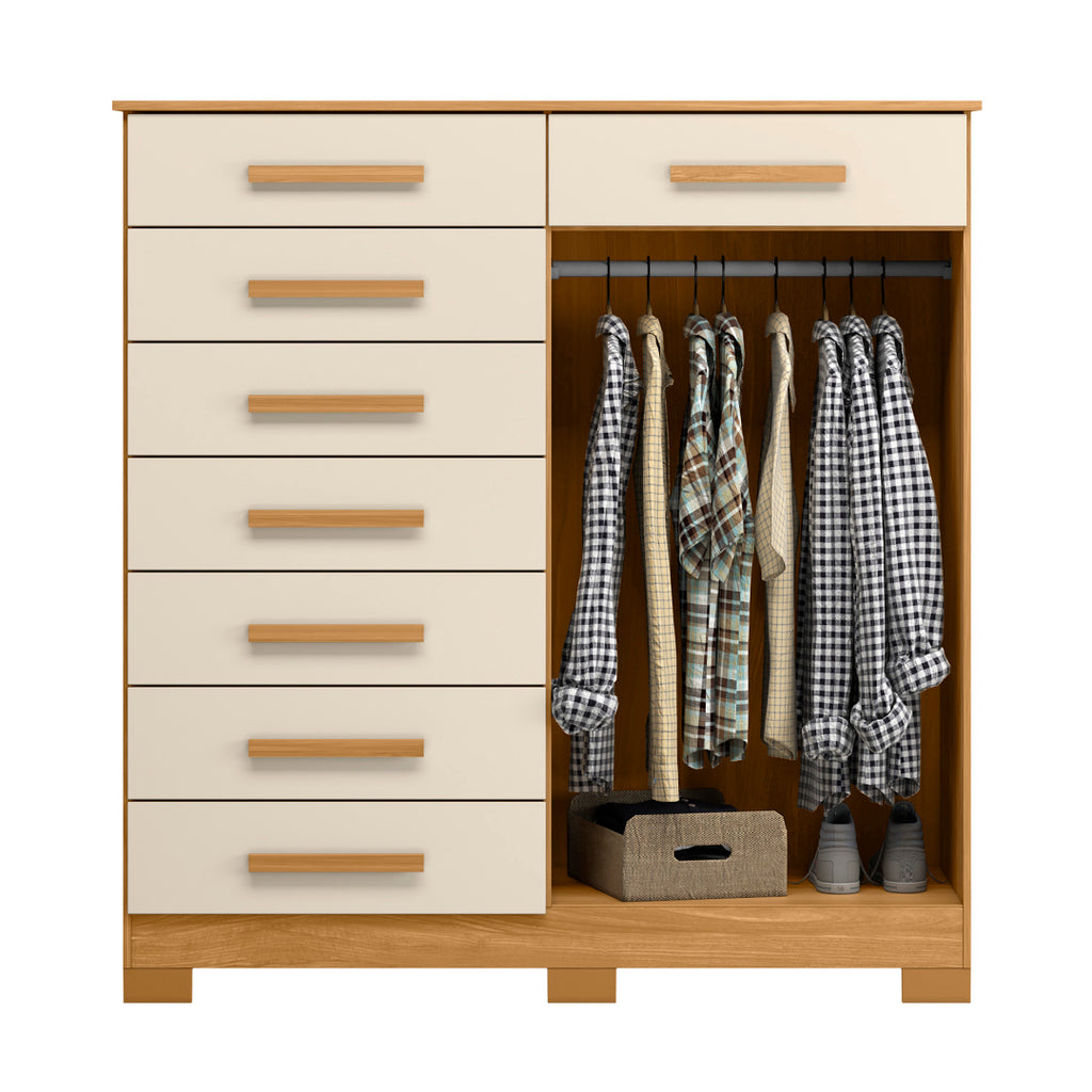 Cômoda Verona Carvalho Grife/Off White – MÓVEIS ALBATROZ - Móveis furniture