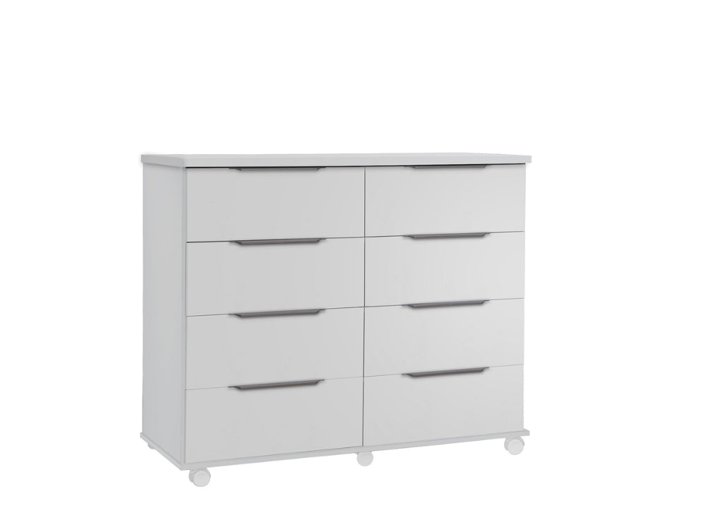 Cômoda Athenas 8 gavetas – Branca - Móveis furniture