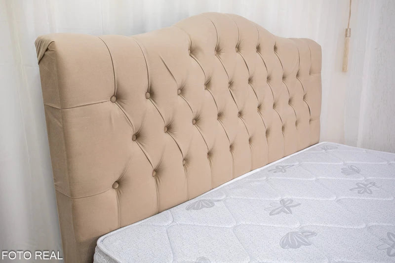 Cabeceira Casal Berlim Veludo - Móveis furniture