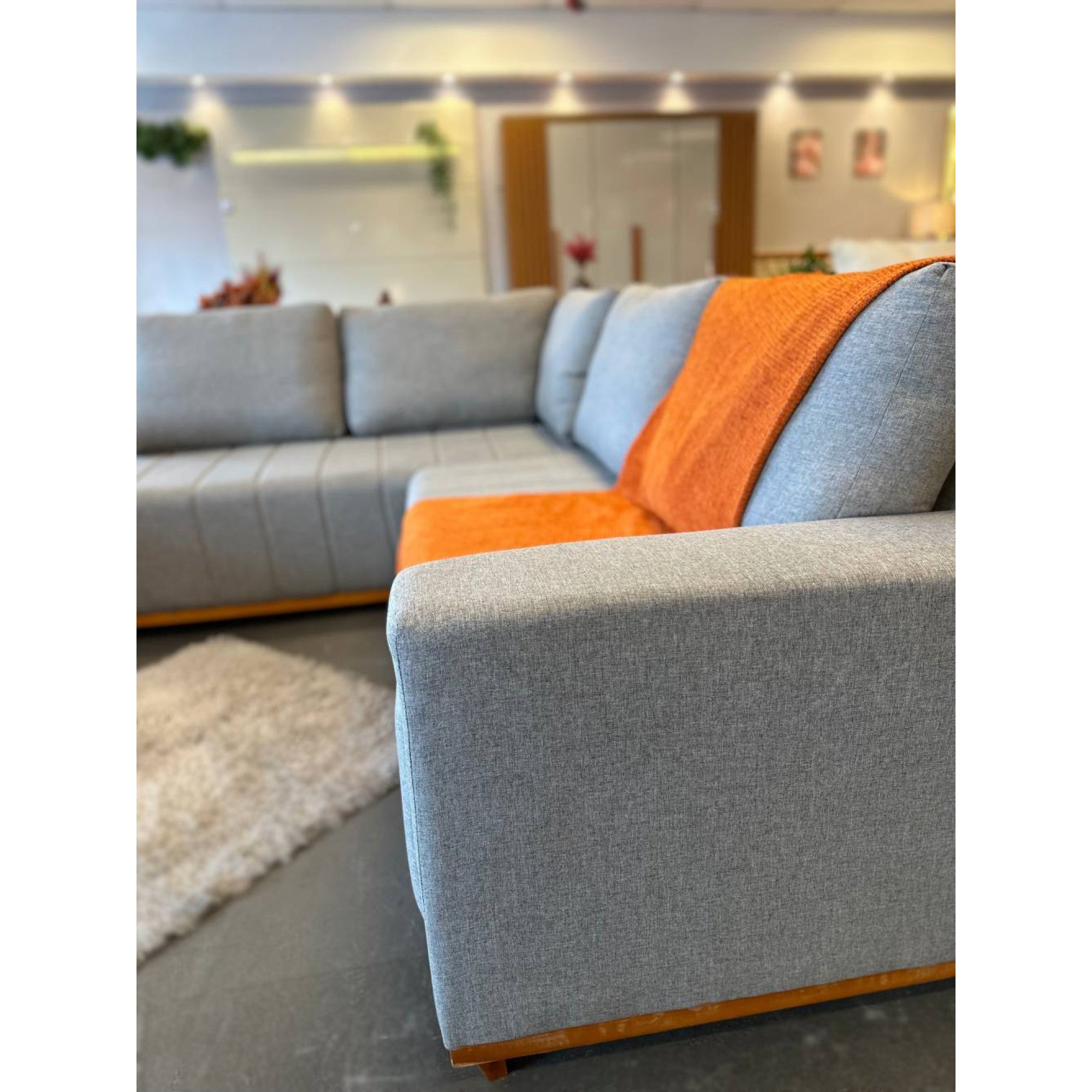 Sofá de Canto Eros cinza