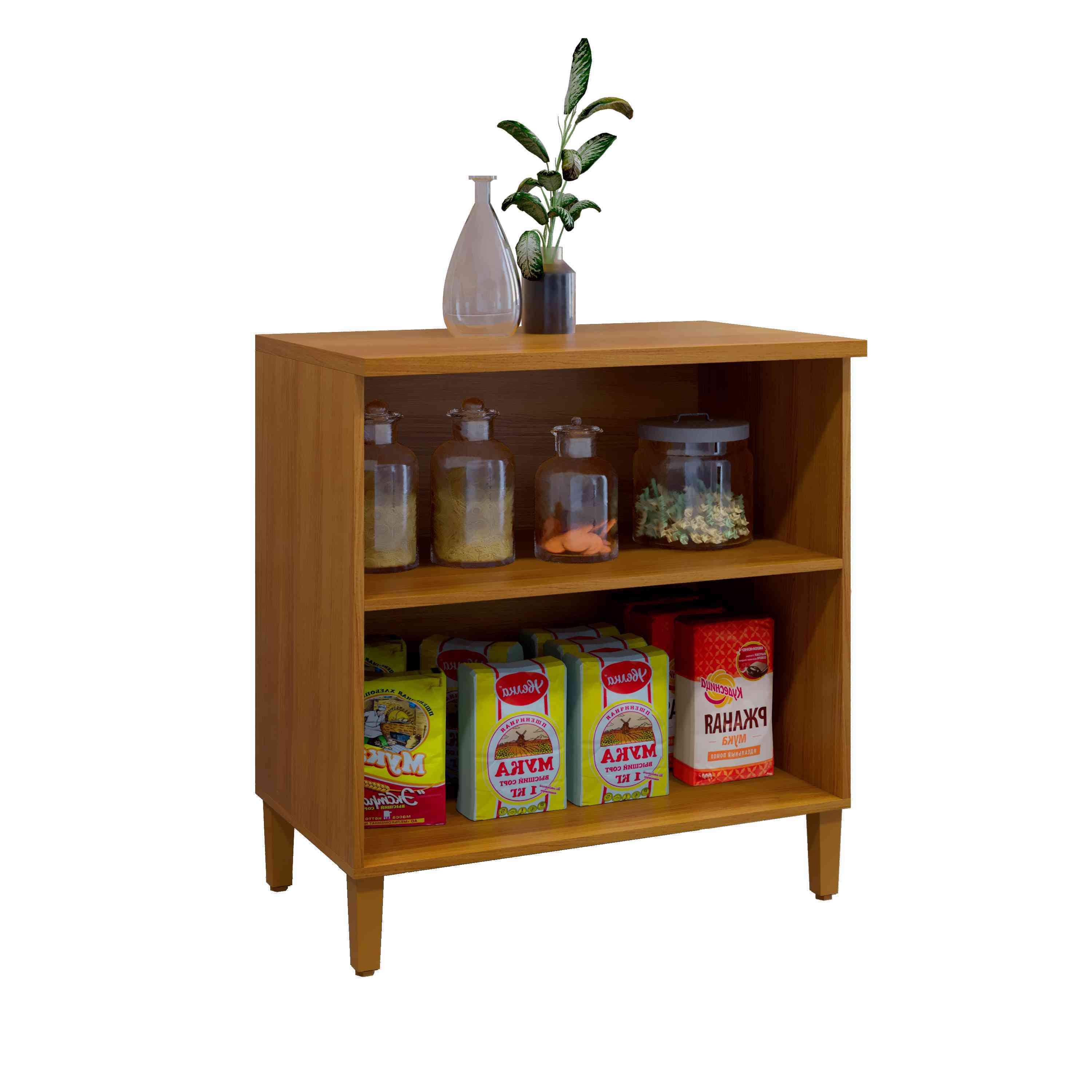 Balcao Ouro 2P Freijo.Branco - Móveis furniture