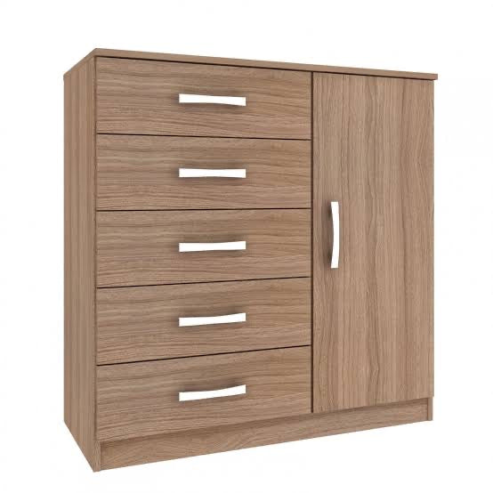 EVIDÊNCIA - Comoda 5 Gavetas C/ Sapaterira - Móveis furniture