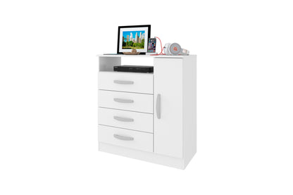 Cômoda Delta 1 Porta 4 Gavetas - Móveis furniture
