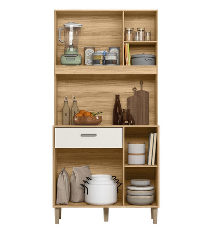 Kit Cozinha Erva Doce 90 Freijó/Off White Cristal – NICIOLI