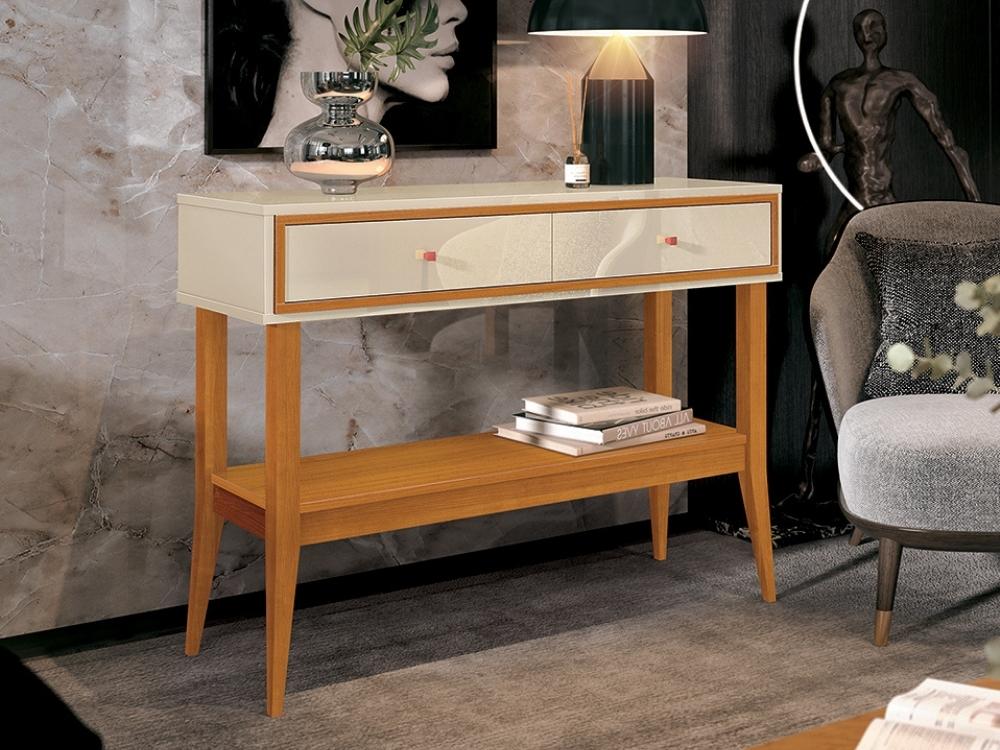 Aparador Bari – Off white/Cedro - Móveis furniture