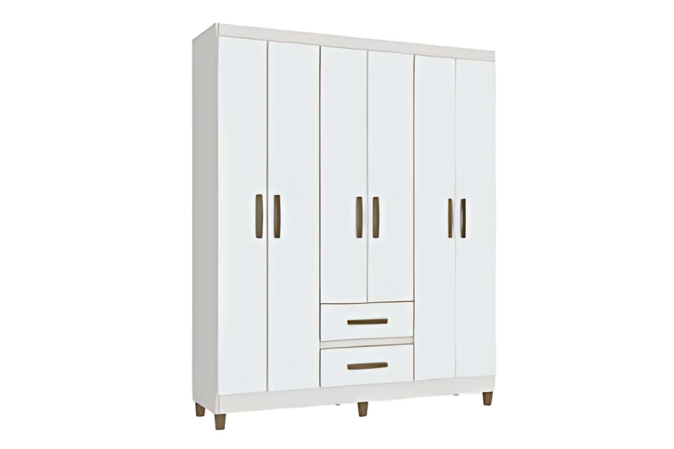 GUARDA ROUPA COIMBRA 6PTS BRANCO – FELLICCI