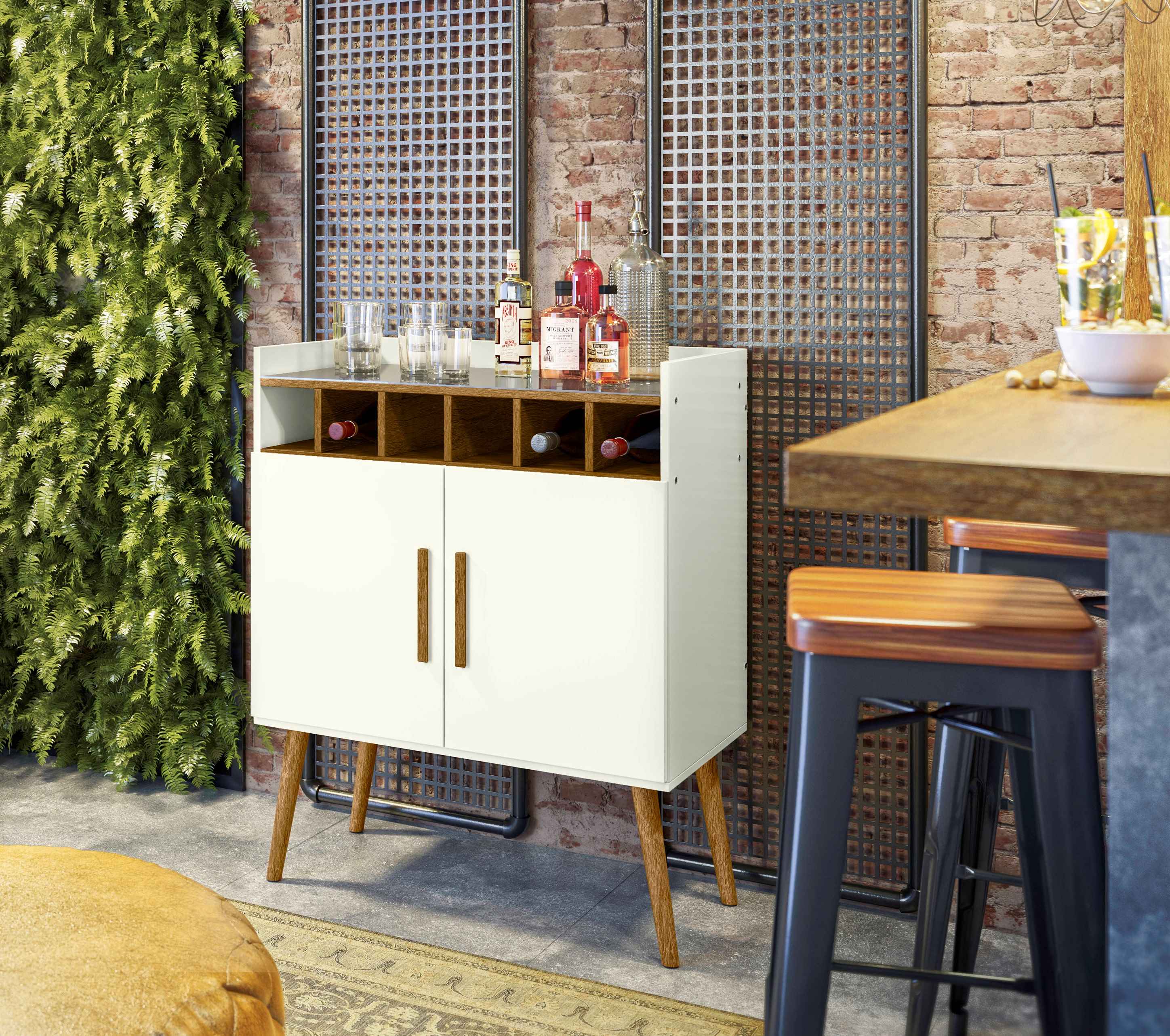 Barzinho Adega Roma 2P com Espelho - Móveis furniture