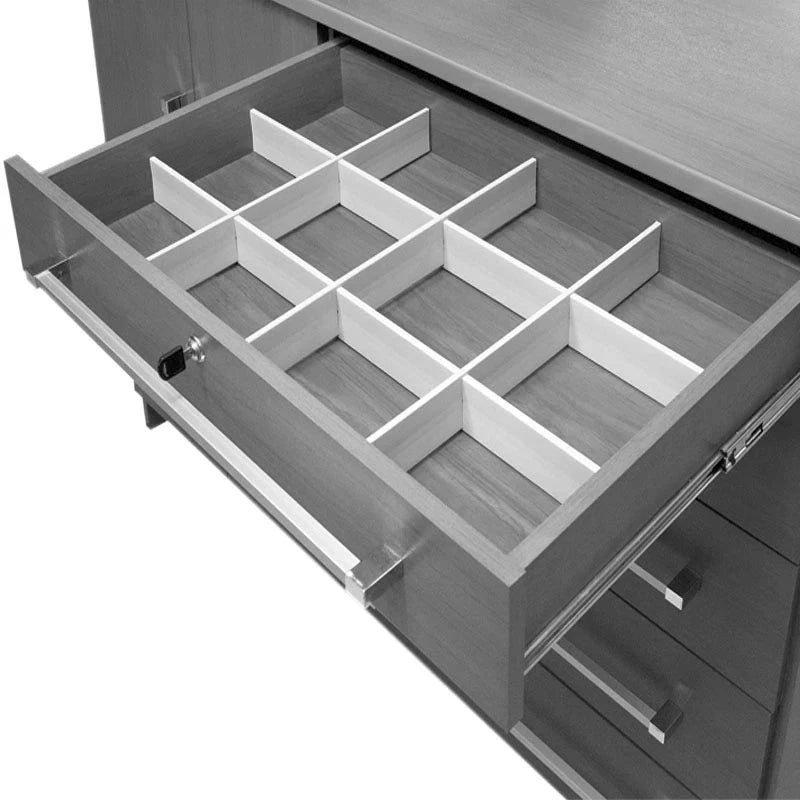 Cômoda New Athos Cinamomo/Off 5 Gavetas e Sapateira Larg. 1.36m - D Doro