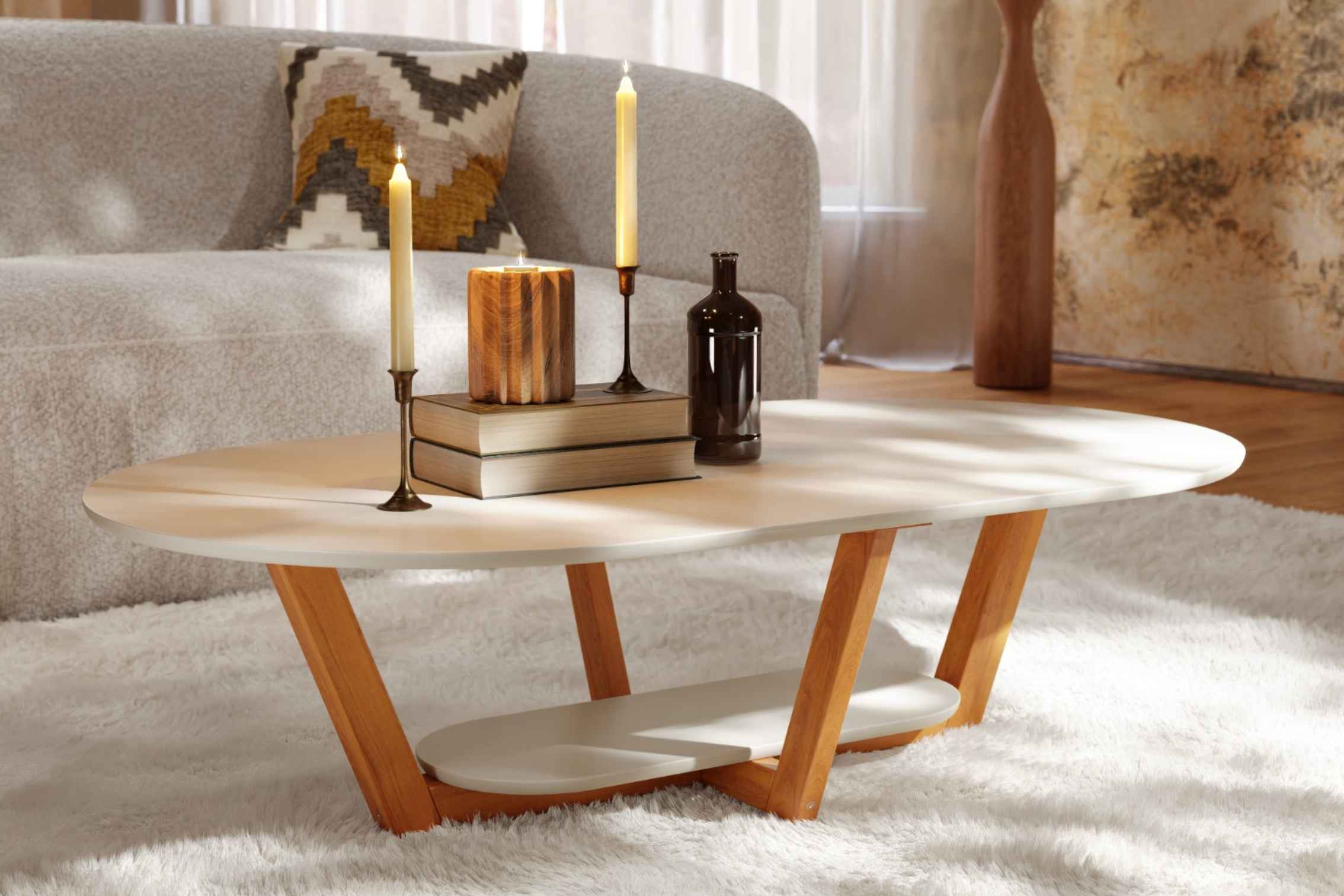 MESA CENTRO ELEGANCE OFF/NATURE – TEBARROT