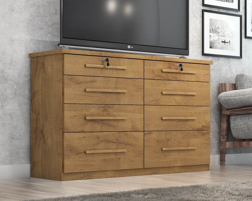 Comoda Monique Dupla 8G Castanho Quarta Divisao