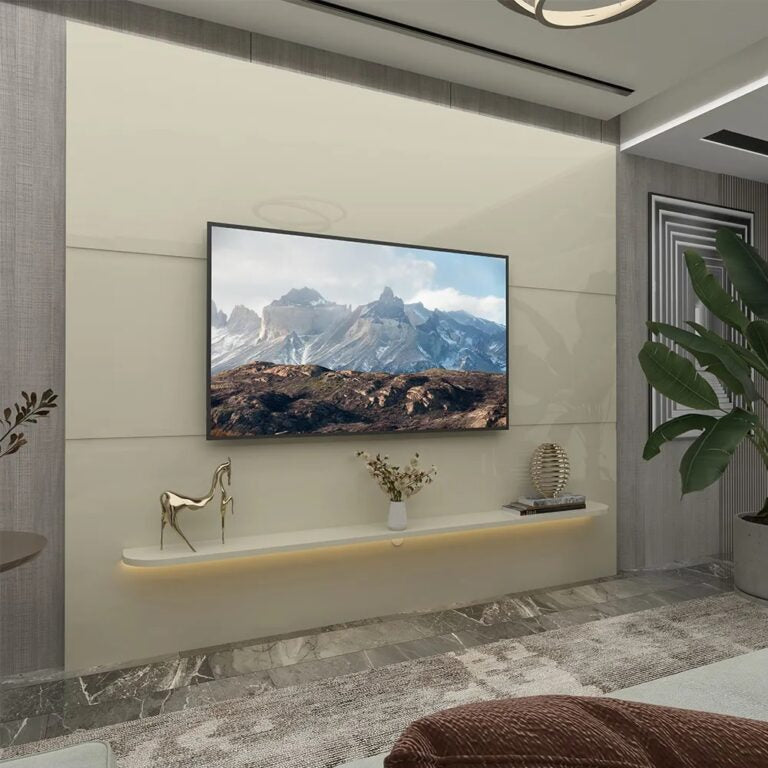 Painel até 85″ Royal 220 Off White – GELIUS