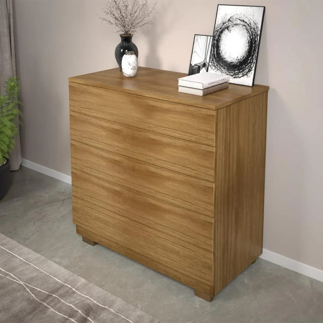 Cômoda 5 Gavetas Fortaleza Cinamono – - Móveis furniture