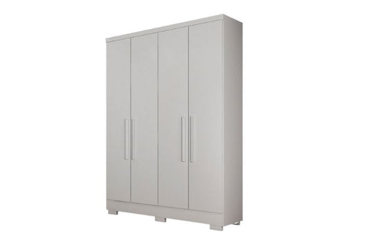 GUARDA ROUPA MILLY SOLTEIRO 4PTS – BRANCO – NH
