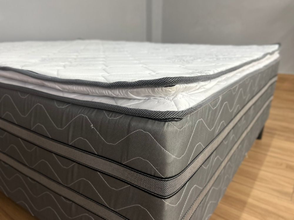 Cama Box Prestige Casal Molas Ensacadas c/ Pillow – 138x188x47