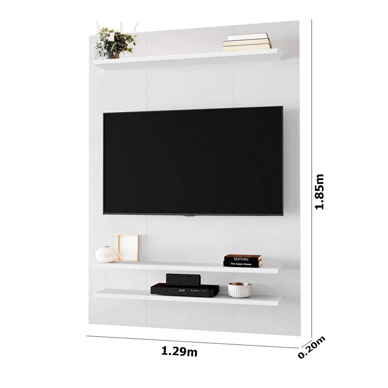 Painel NT 1195 Larg. 1.29m para TV até 50 Polegadas Branco Notável