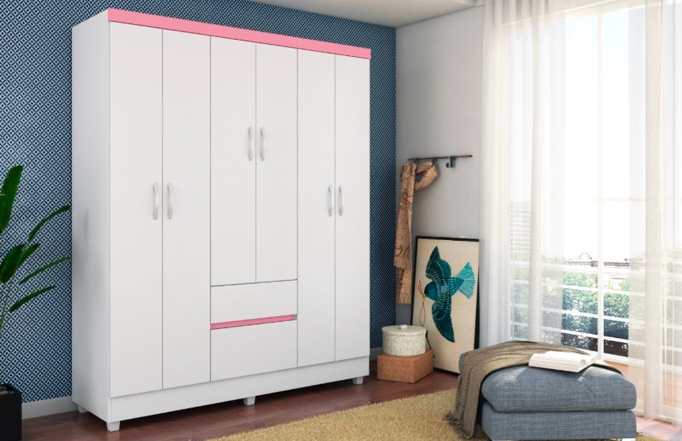 ROUPEIRO 6 PORTAS FLASH - Móveis furniture