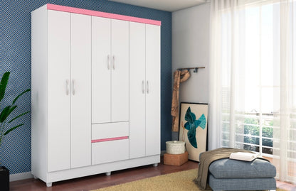 ROUPEIRO 6 PORTAS FLASH - Móveis furniture