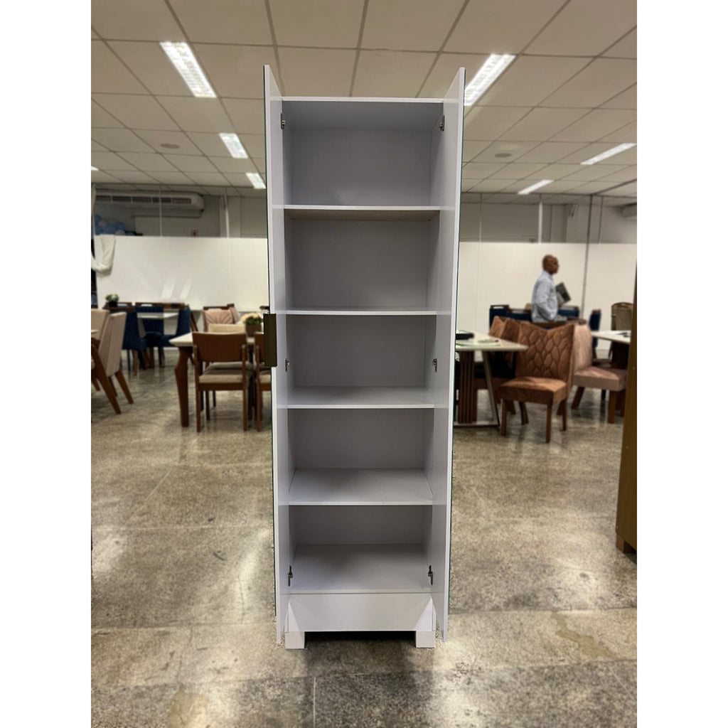 Multiuso Sapateira Maricá Premium 2 Portas C/Espelho Larg. 0.54m Branco Carioca - Móveis furniture