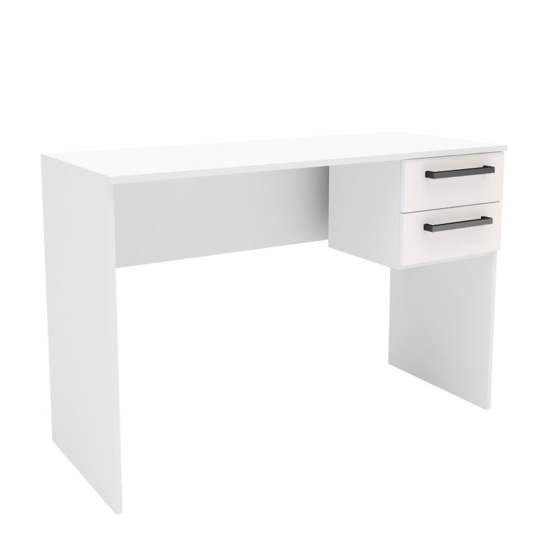 Escrivaninha 4110 com 2 Gavetas Branco I9casa Moveis