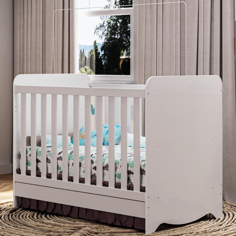 Berço Americano Ben Branco Brilho – PEROBA MÓVEIS