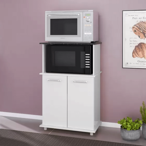 BALCÃO DE COZINHA ISIS 70CM – PARA FORNO E MICROONDAS E 2 PORTAS – NICIOLI