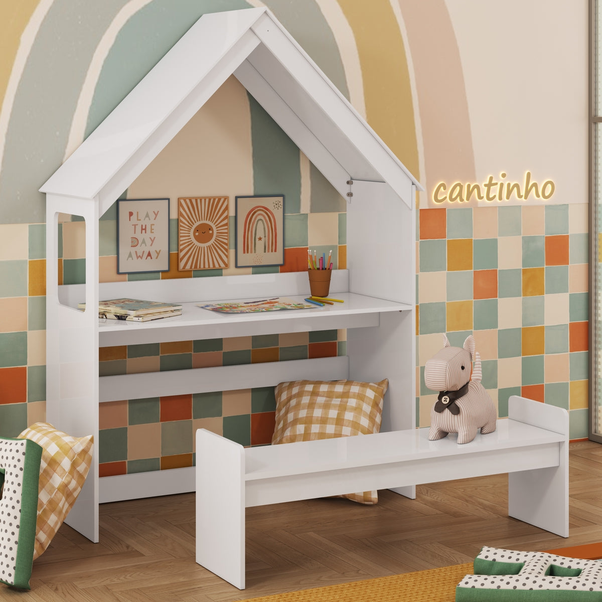 Kit Casinha Branco Brilho – PEROBA MÓVEIS