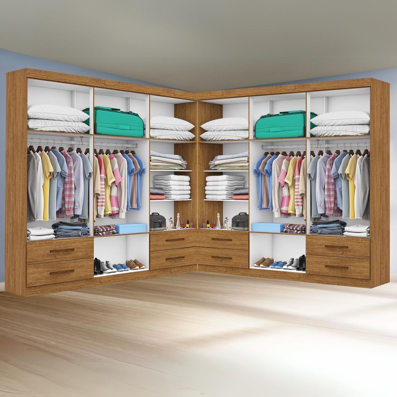 Closet Hércules Cinamono – CARIOCA MÓVEIS - Móveis furniture
