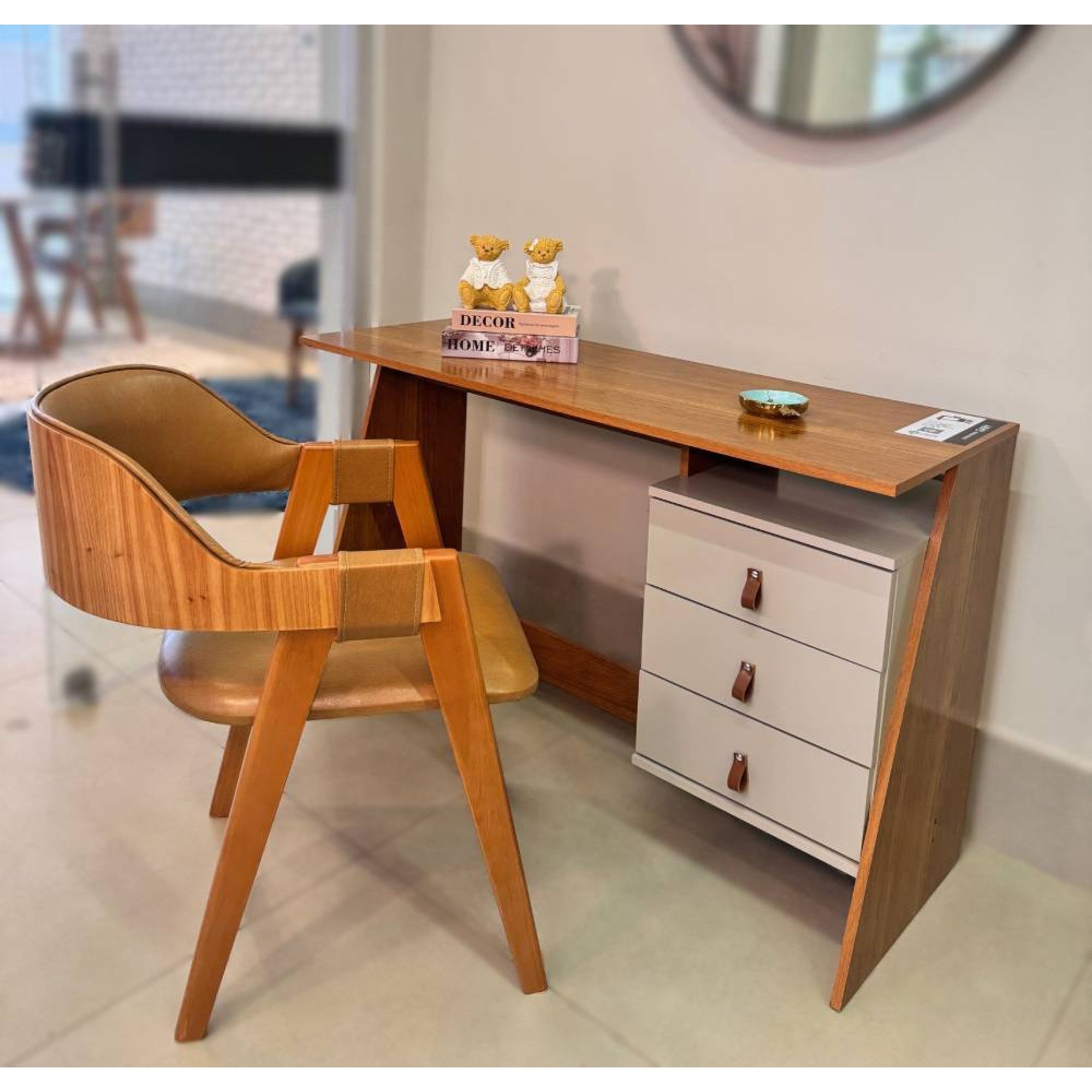 Escrivaninha Gaby Cinamono/Off White – JCM MOVELARIA