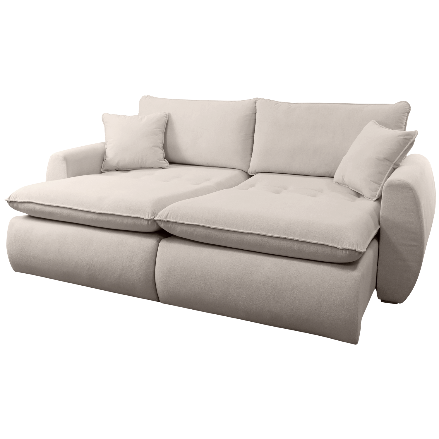 Sofá Retrátil Albany 2,40 m Bege – JC ESTOFADOS