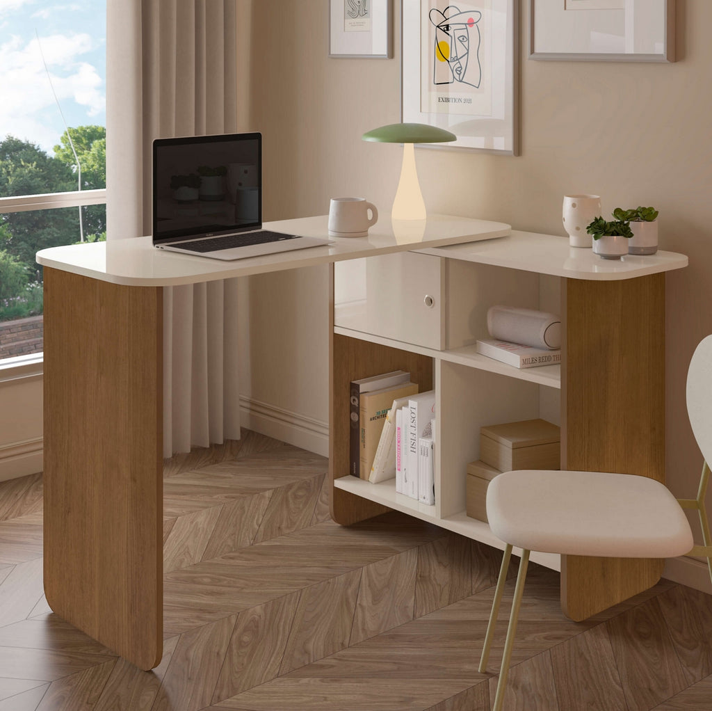 Escrivaninha Nomad Cinamono/Off White – ARTELY