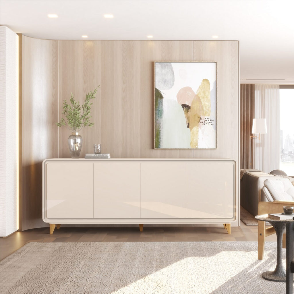 Buffet 4 Portas Liv Off White – EDN MÓVEIS