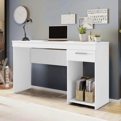 Mesa Office NT 2070 Larg. 1.08m Branco - Móveis furniture