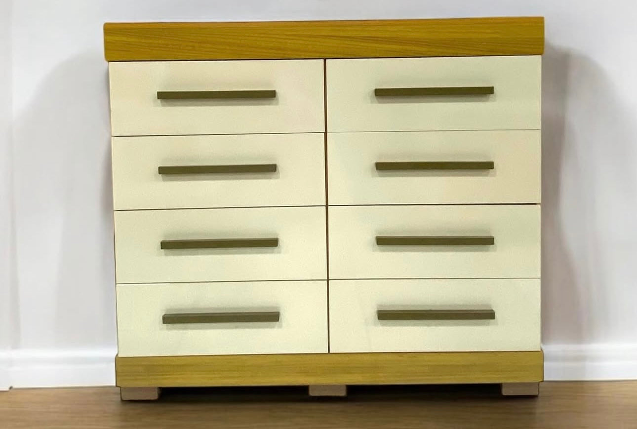 Cômoda Nalu 8 Gavetas cinamomo off