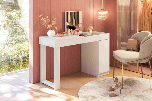Escrivaninha Penteadeira Love Branco - Móveis furniture