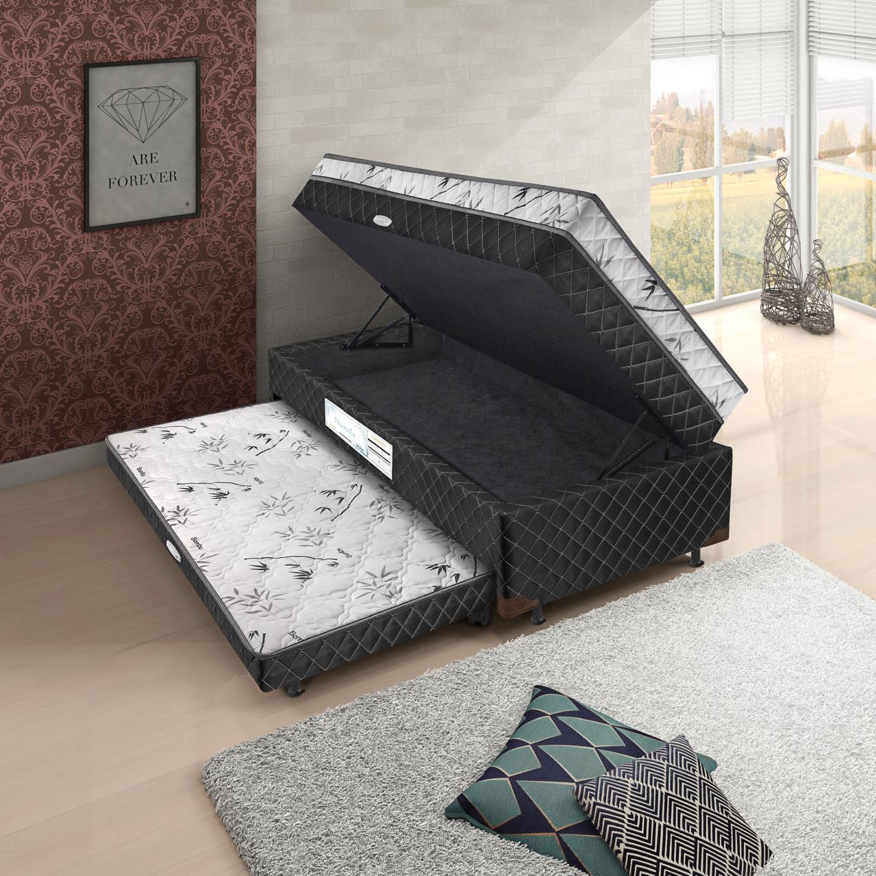 Colchobox Bau Solteiro Nanda com Cama Auxliar 88x188x51