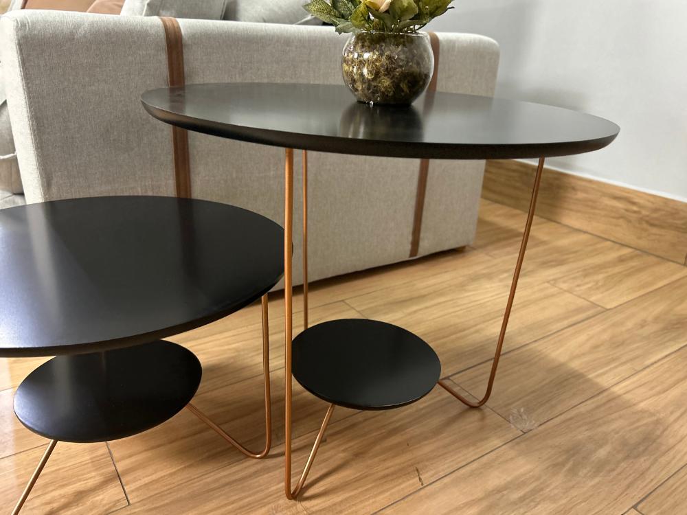 Conjunto de mesa Liz – Preto