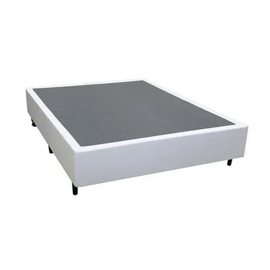 Base Casal 138x188x37 Corino Branco - Móveis furniture