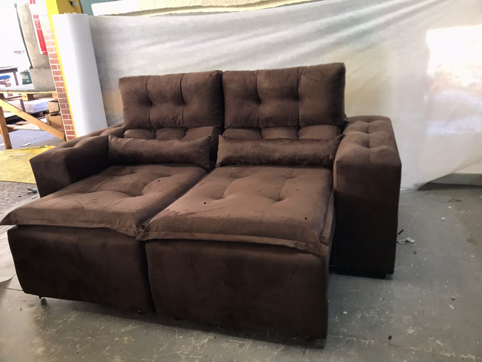 Sofá retrátil reclinável Leão - Móveis furniture