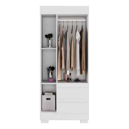 Guarda-Roupa 3 Portas Maya 0,753 m Branco – ACP MÓVEIS