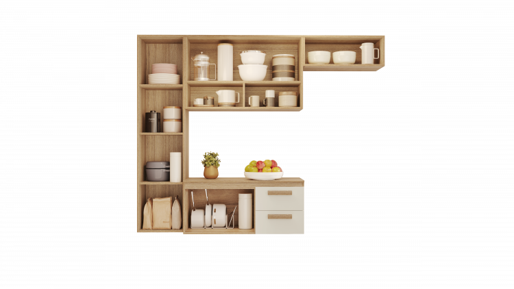 Cozinha Smart 4P2G - Móveis furniture