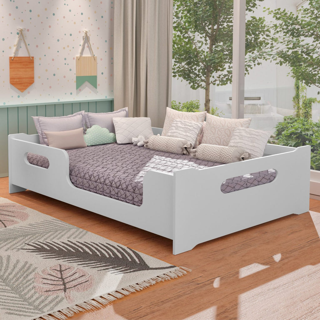 Cama Montessoriana Casal Encanto Branco – GABRIELLI