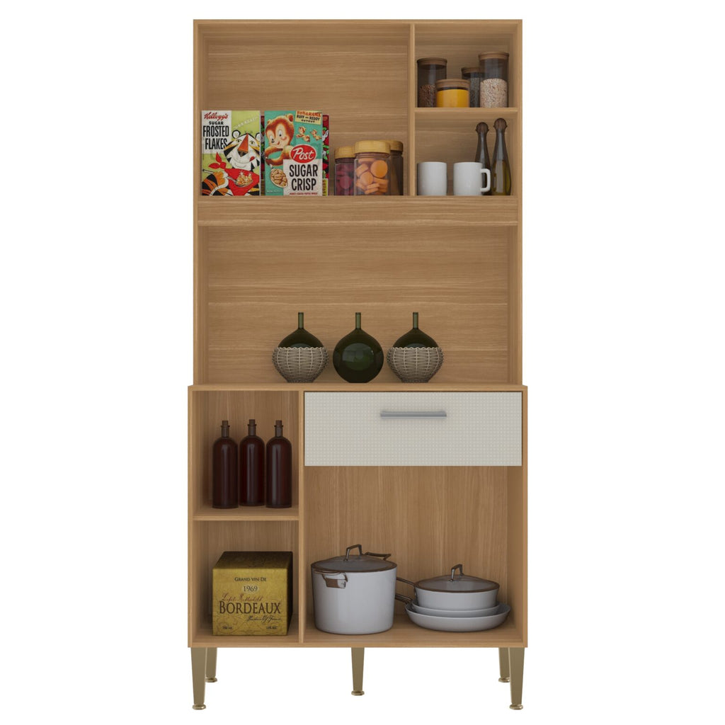 Kit Cozinha Zen 0,90 m Freijó/Soft – KIT’S PARANÁ